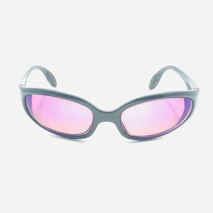 Vintage Killer Loop Black Oval Sunglasses Frames